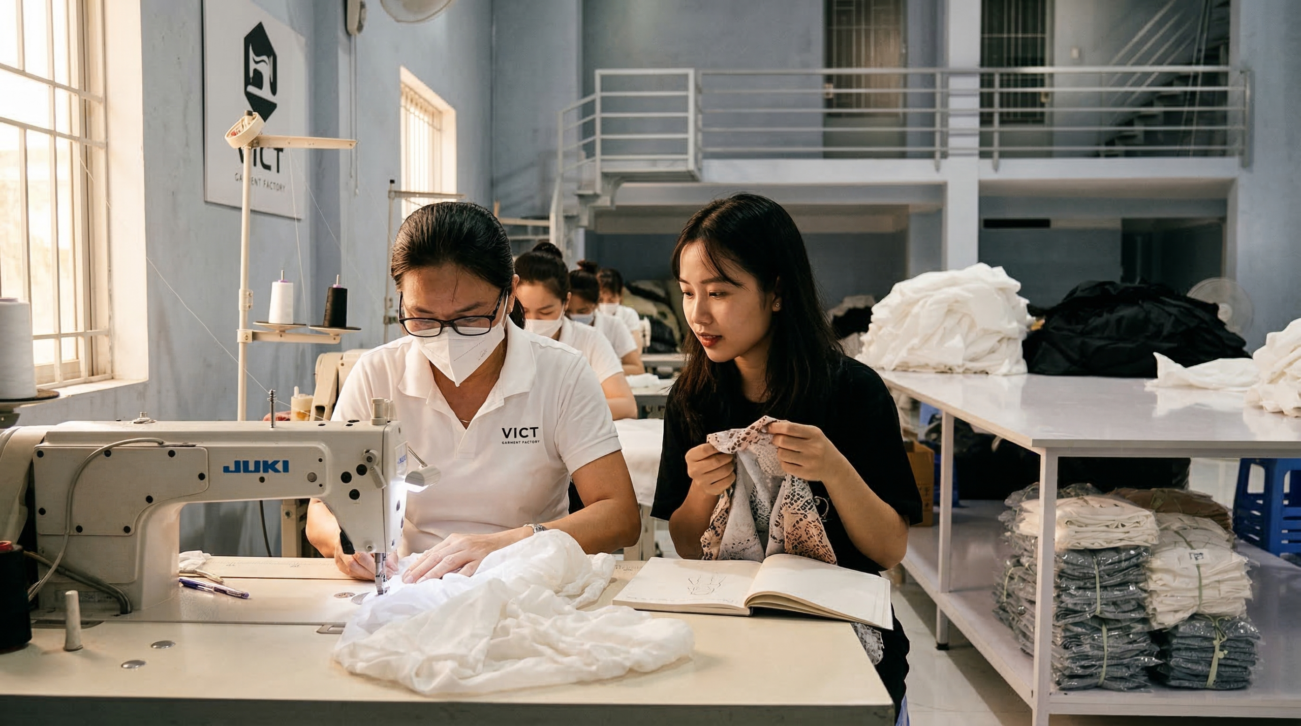 xưởng may quần áo thiết kế số lượng ít