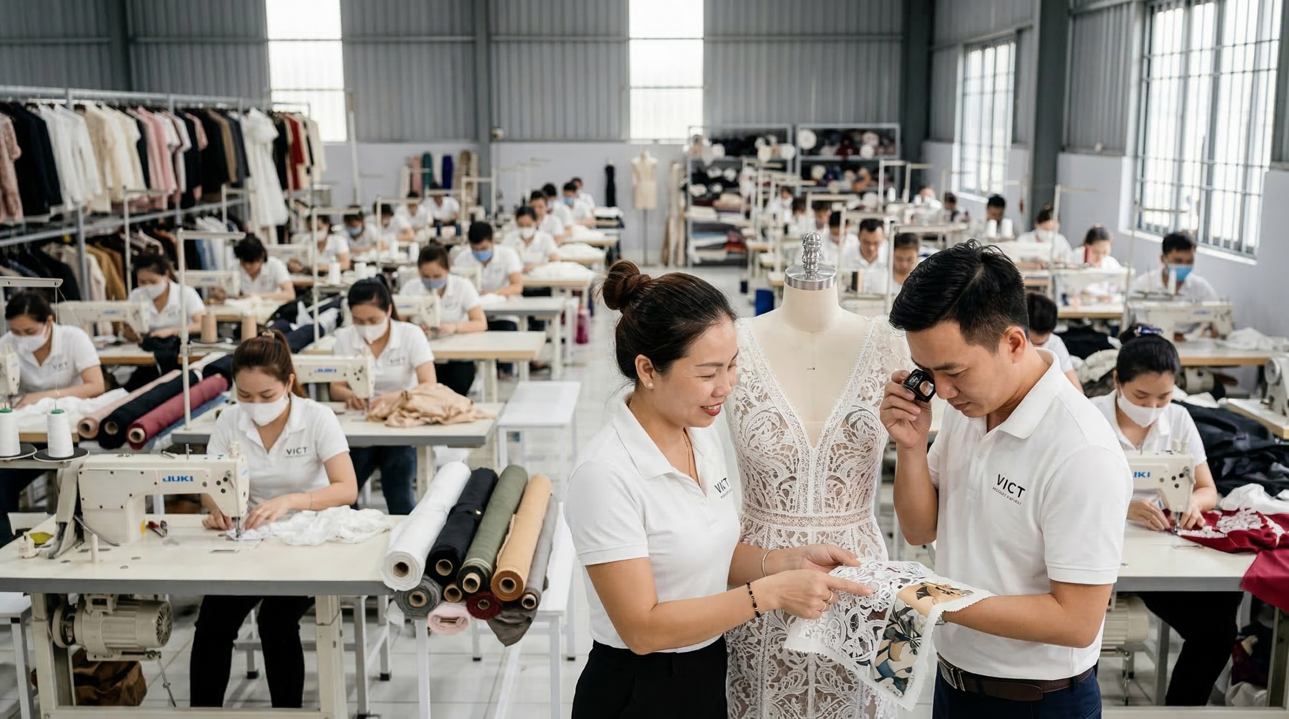 xưởng chuyên sỉ quần áo thiết kế