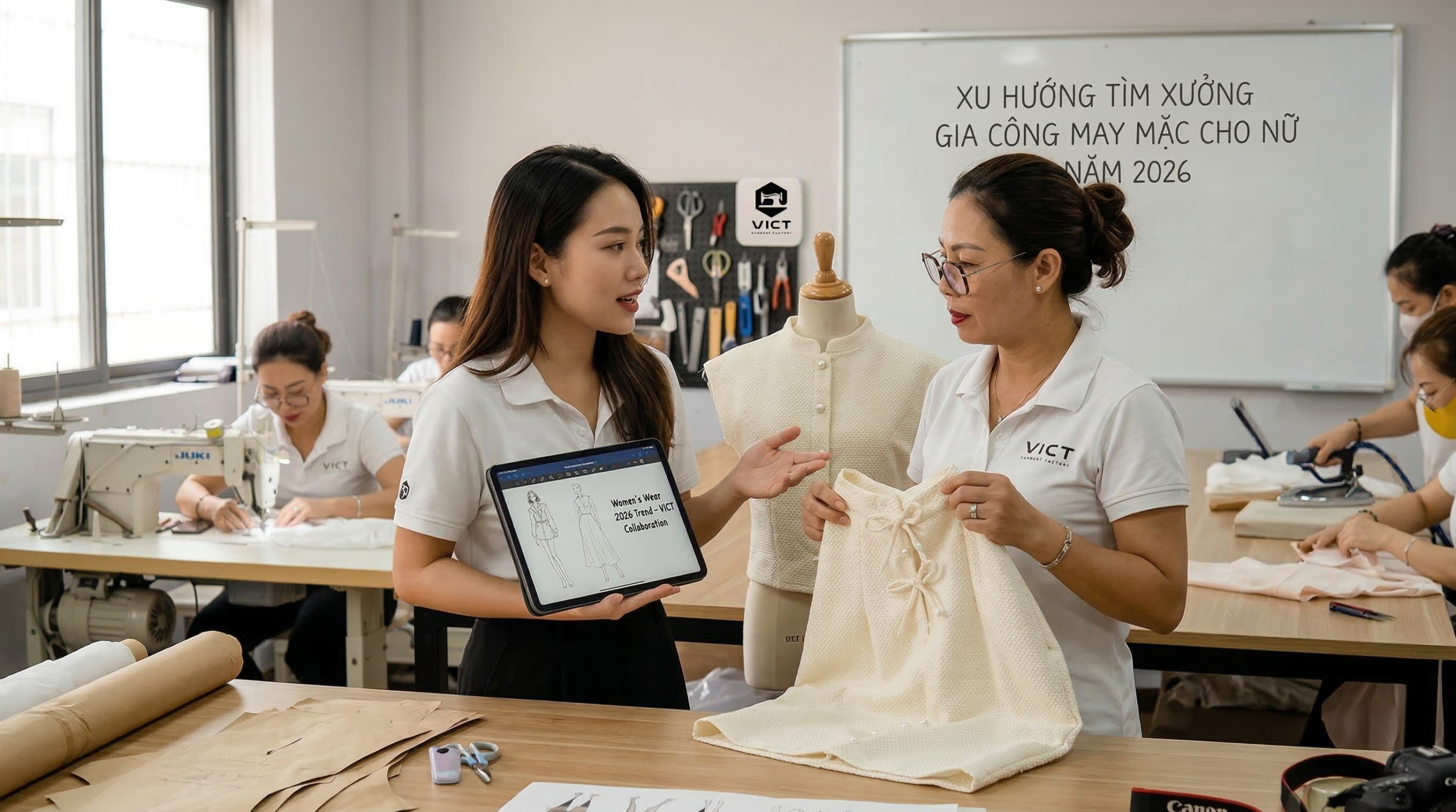 Xu Hướng Tìm Xưởng Gia Công May Mặc Cho Nữ Năm 2026