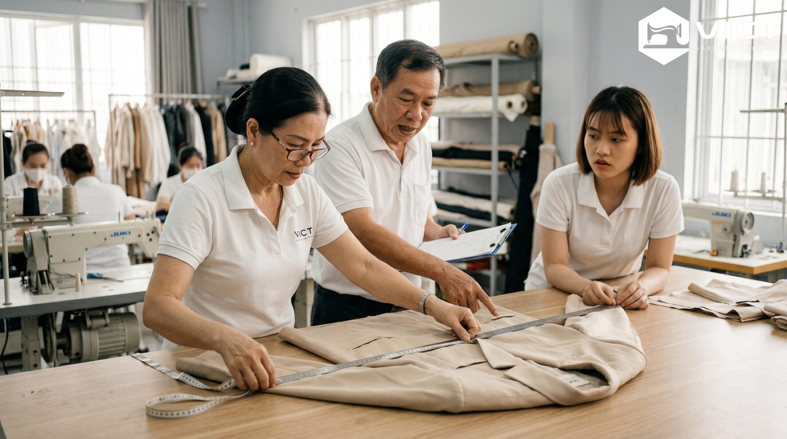 Cốt lõi của hướng dẫn đo quần áo mẫu thực tế