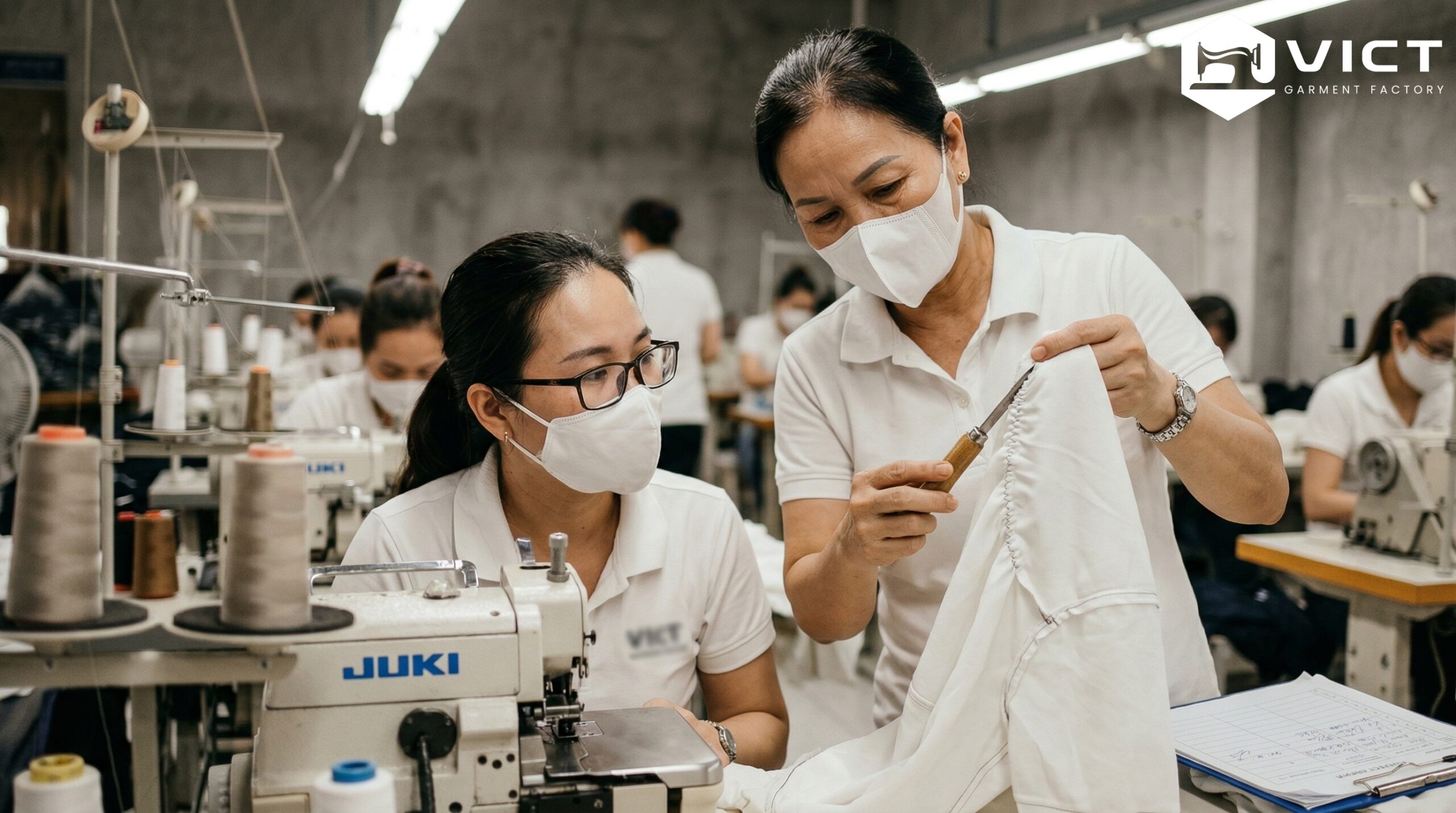 Nhận Diện Các Lỗi Phổ Biến Trong Quy Trình Kiểm Soát Lỗi Đường May Hiện tượng bỏ mũi và đứt chỉ ngang