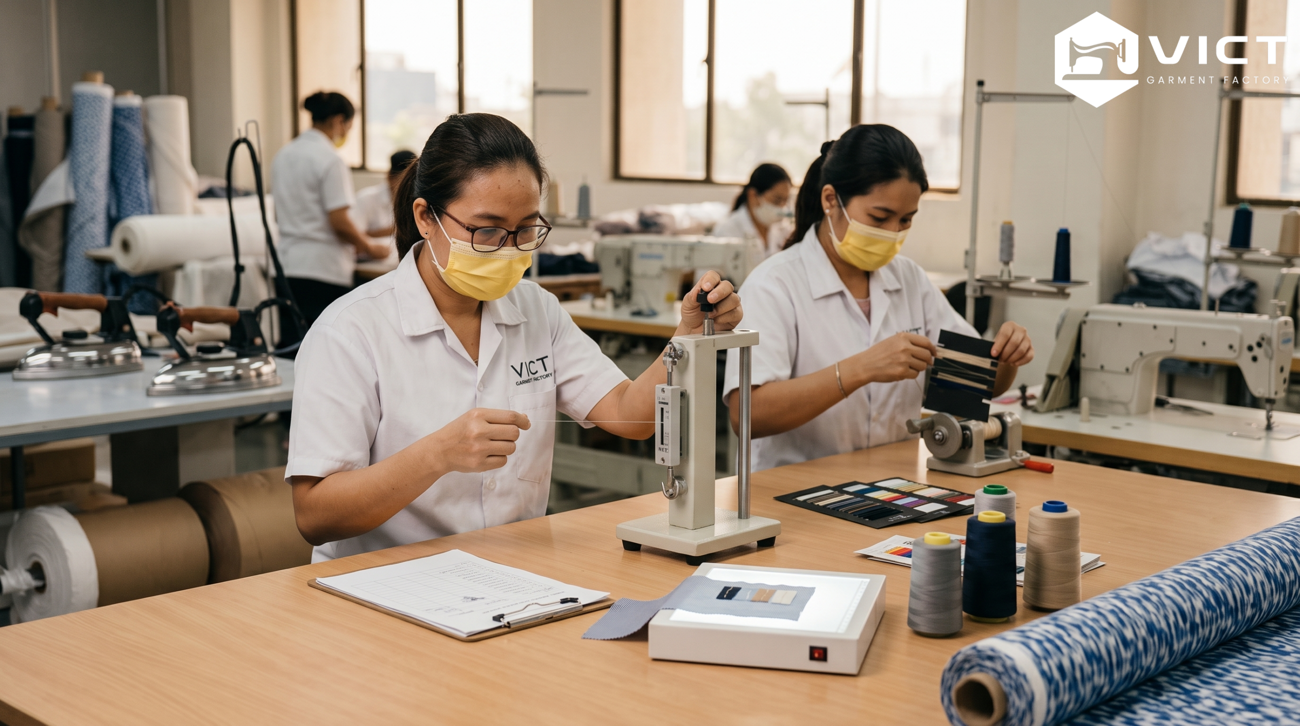 Quy trình thử và kiểm soát chỉ may trước khi sản xuất
