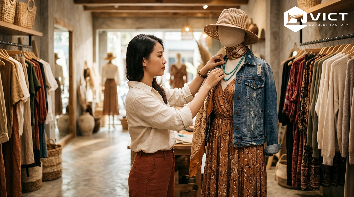 Cách phối đồ manocanh để khách hiểu ngay shop đang bán phong cách gì Cách phối đồ manocanh để khách hiểu ngay shop đang bán phong cách gì