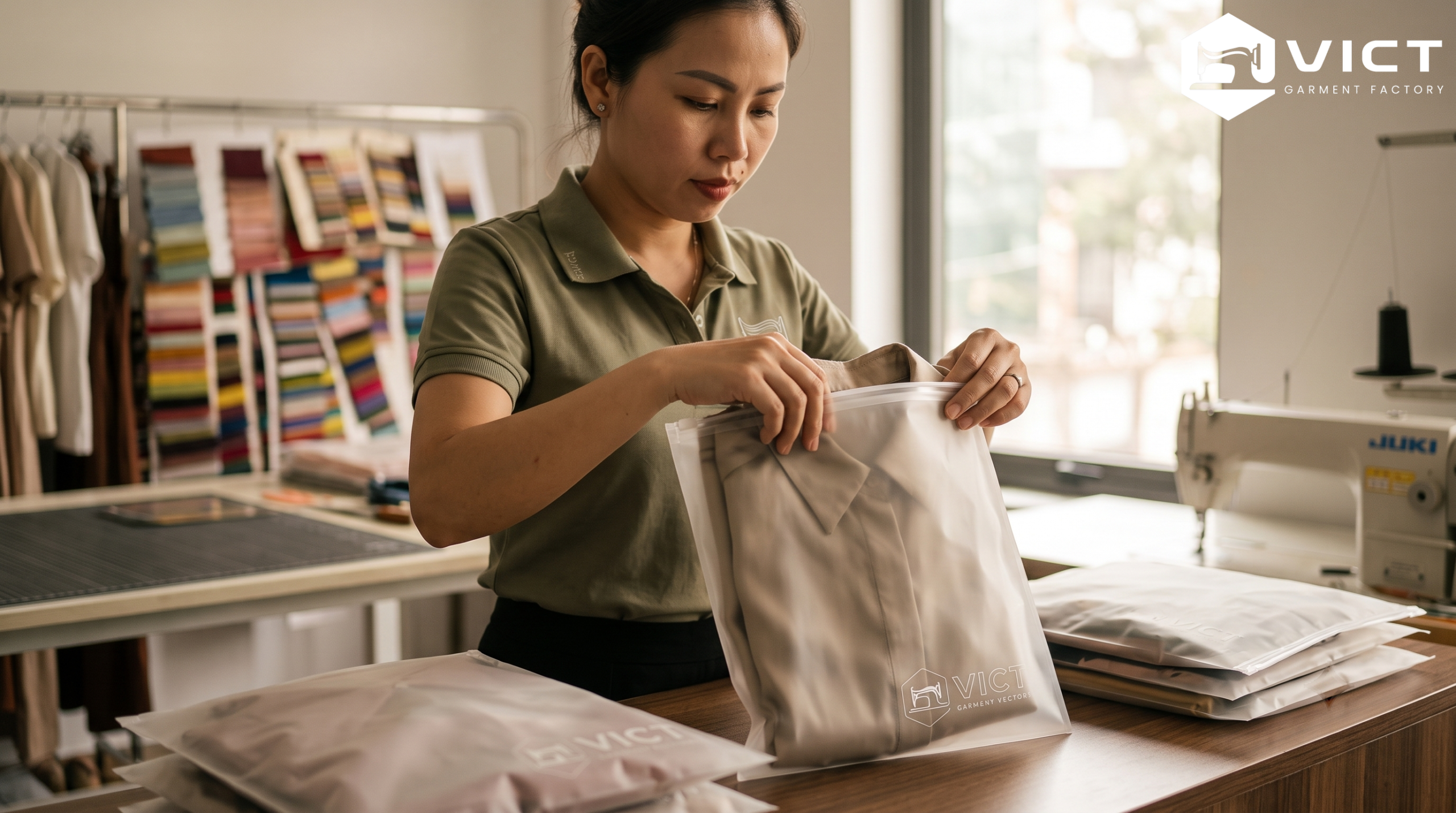 In túi zip đựng quần áo thế nào để logo sang mà không phô Có nên dùng túi zip để đóng gói hàng thời trang online?