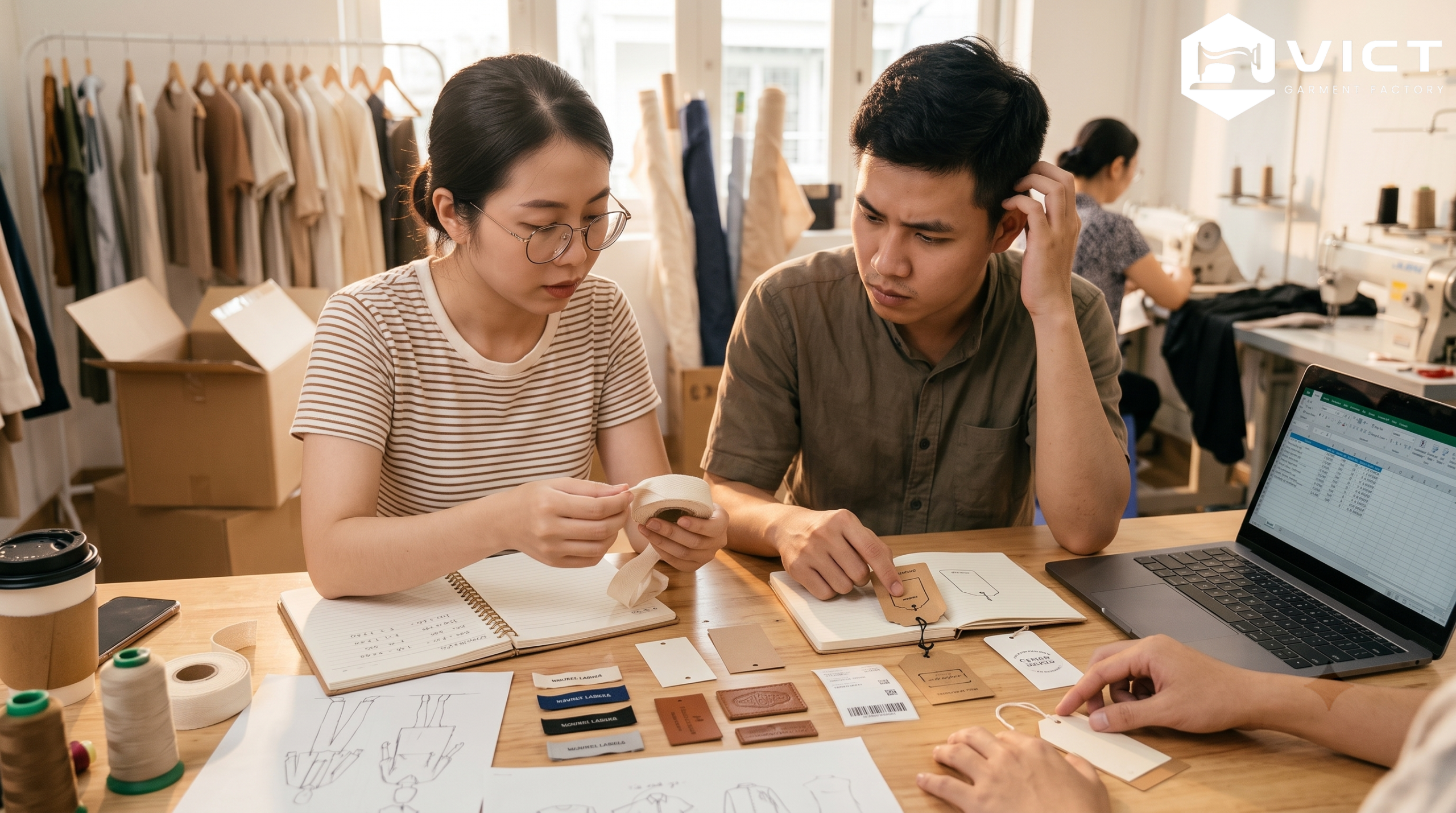 Tối ưu chi phí in tag quần áo cho startup thời trang Tối ưu chi phí in tag quần áo cho startup thời trang