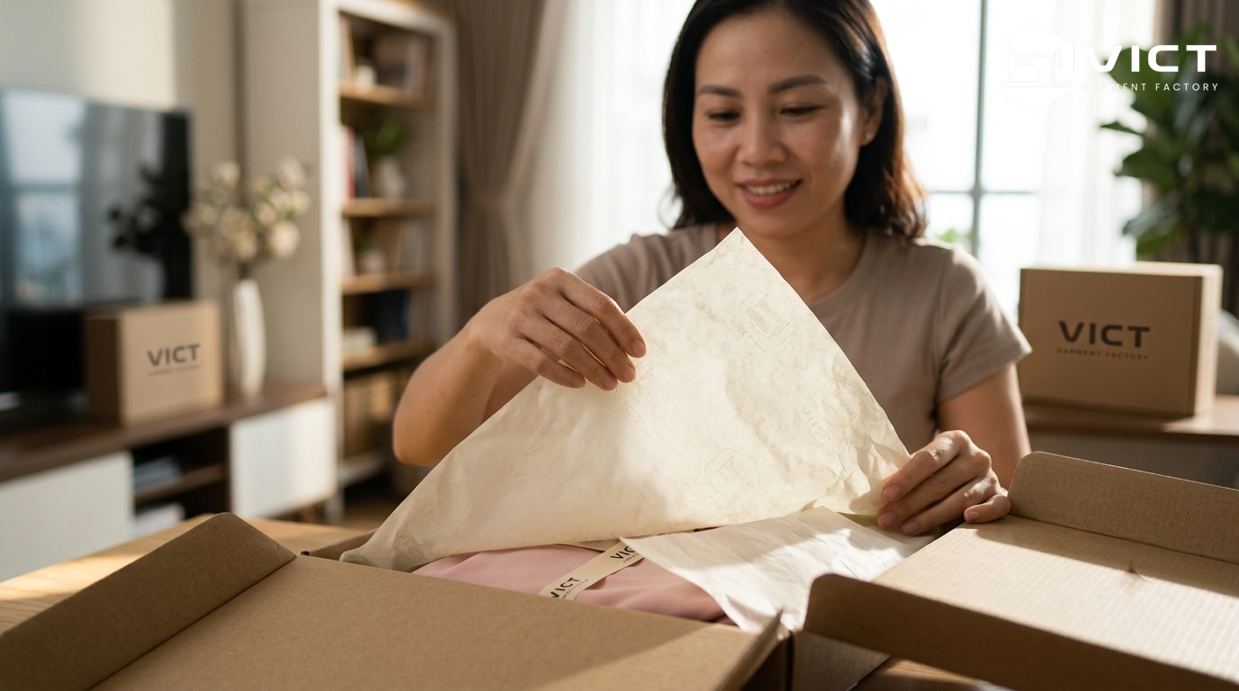 Vì sao giấy nến gói quần áo ảnh hưởng trực tiếp đến trải nghiệm mở hộp giấy nến